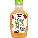 Madhava Naturally Sweet Organic Agave Five Low-Glycemic Sweetener, 16 Ounce