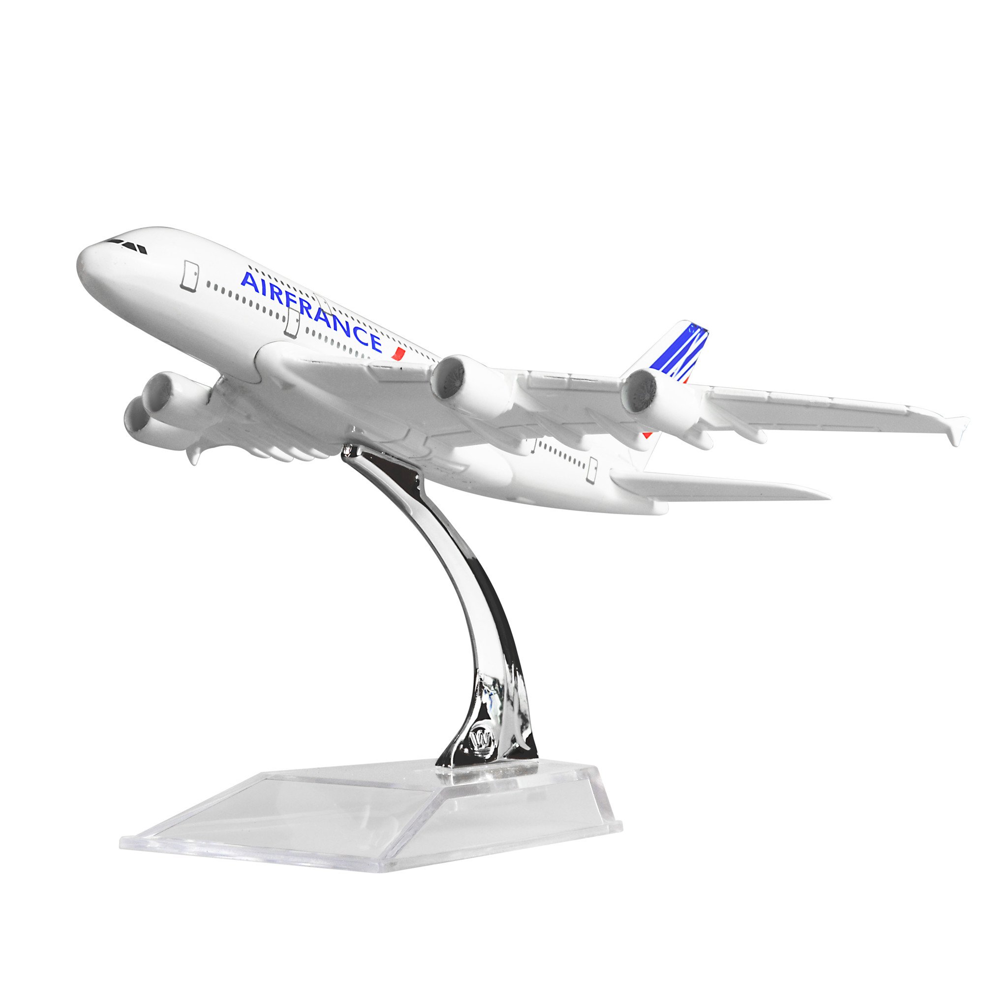LESES Diecast Plane Model 1:400 scale France A380 Airplane Model for Decoration or Gift