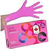 FRAMAR Pink Nitrile Gloves xl – xl Disposable Gloves, Cleaning Gloves, Plastic Gloves Disposable Food Safe, Latex Free Gloves