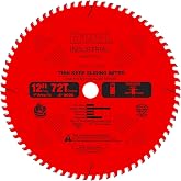 Freud Thin Kerf Sliding Compound Miter Saw Blade with Premium Tico Hi-Density Carbide Crosscutting Blend for Maximum Performance - 12" Diameter, 72 Teeth, ATB Grind - LU91R012