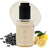 HEVEBLUE Black Yuja Bean Skin Booster Serum - Moisturizing, Sensitive Skin, Korean Skincare, Hypoallergenic, Deep Hydration, Vegan, Oil-free, Makeup Adherence, Inner Dryness, K-Beauty