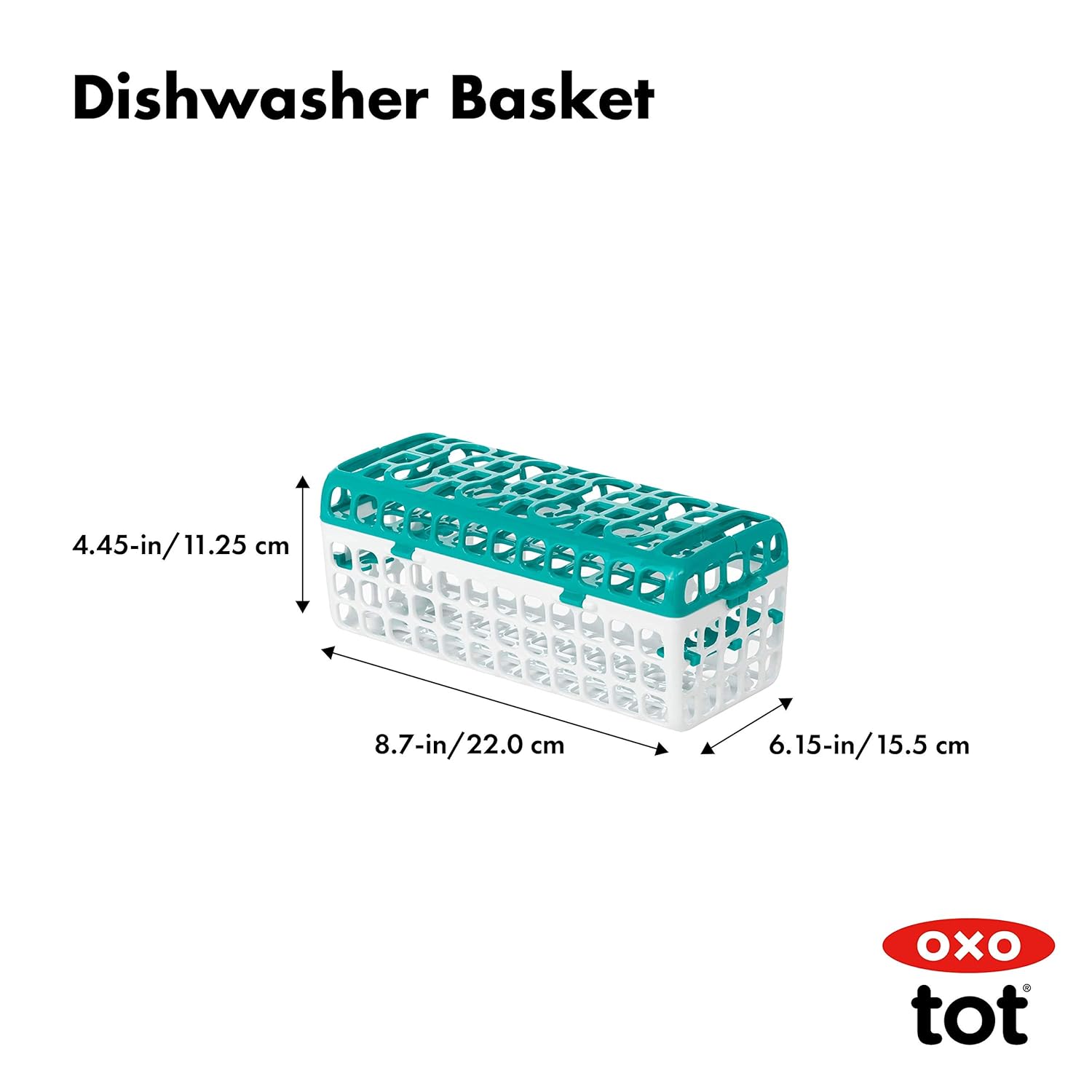 OXO Tot Dishwasher Basket for Bottle Parts & Accessories, Teal : Baby