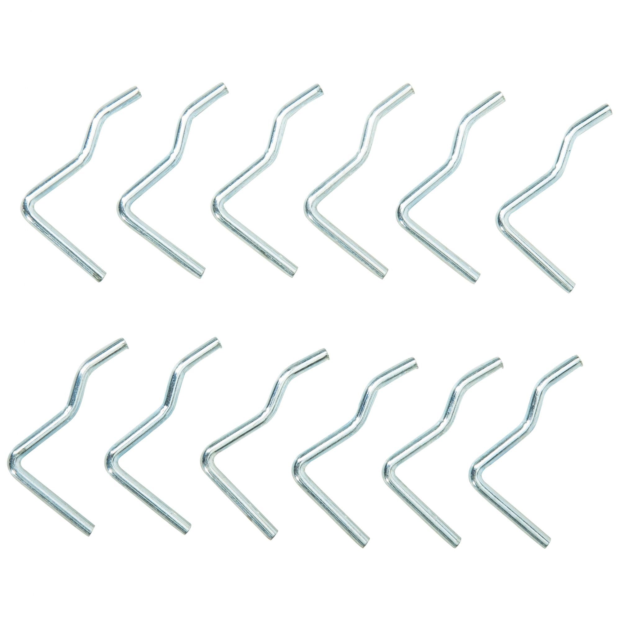 12 x Metal WORKBOARD Hooks