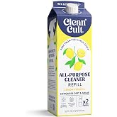 Cleancult All Purpose Cleaner Refills (32oz, 1 Pack) - Cleaner Spray that Removes Dirty &amp; Grime - Free of Harsh Chemicals - Paper Based Eco Refill, Uses 90% Less Plastic - Lemon Verbena