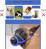 HEELE Adjustable Dog Muzzle with Soft Pad Blue Large view 4