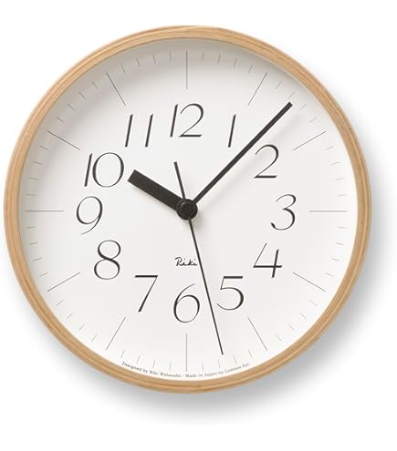 Amazon.com: Lemnos Riki Clock S WR-0401 S : Home & Kitchen