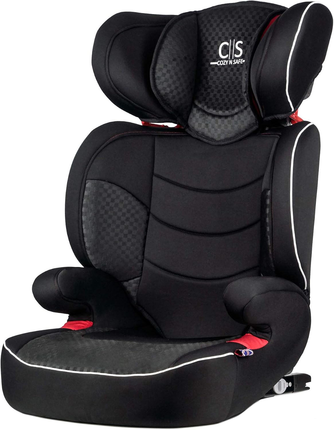 Cozy N Safe Augusta EZFix High Back Booster Car Seat Group 2/3 15-36kg, ISOFix & Seat Belt, Adjustable Headrest