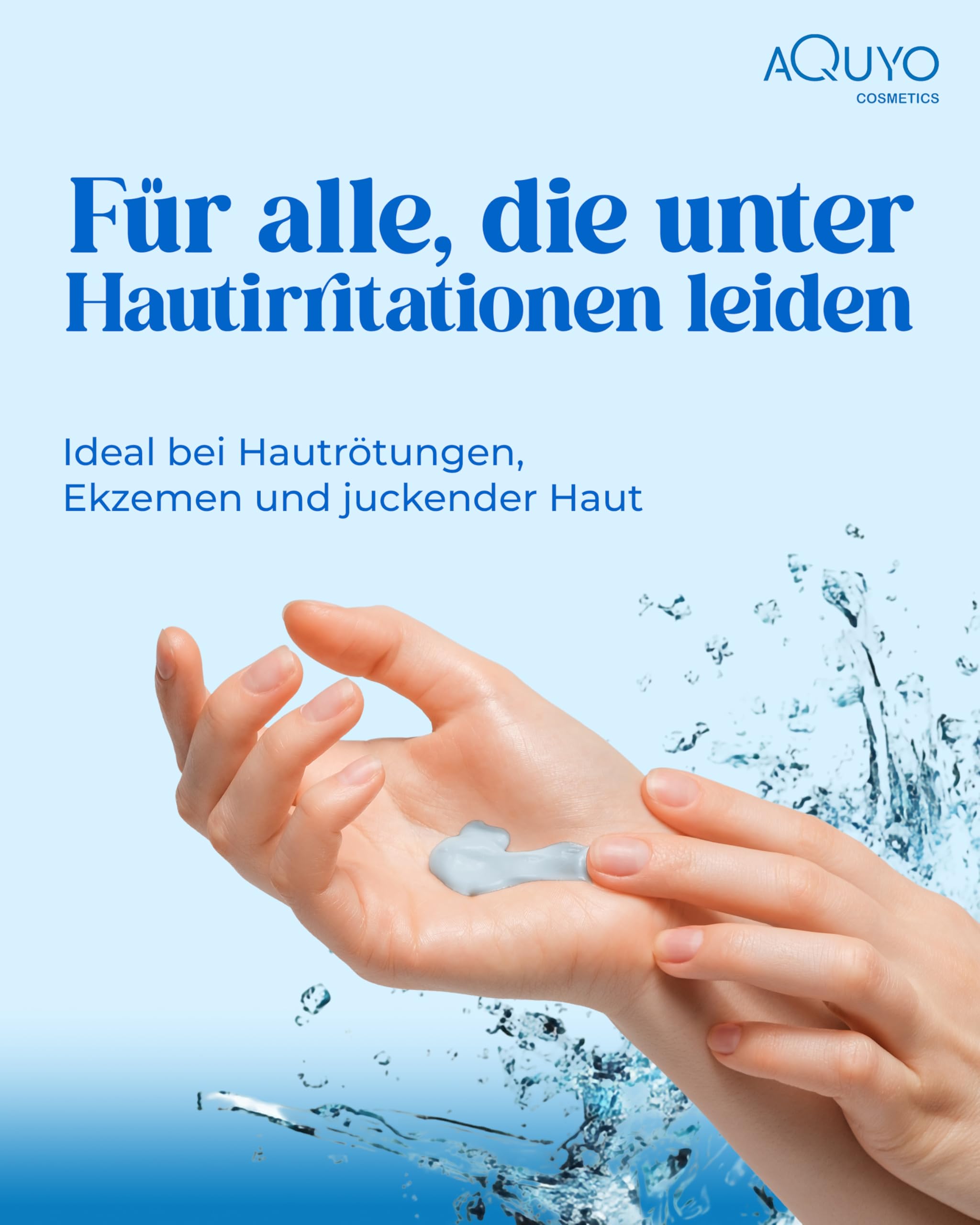 Blueline Creme bei Ekzem, Neurodermitis & Hautausschlag (100ml) | Pflegecreme für trockene, unreine Haut bei Juckreiz & Hautirritationen | Naturprodukt ohne Parabene & Parfüm 3