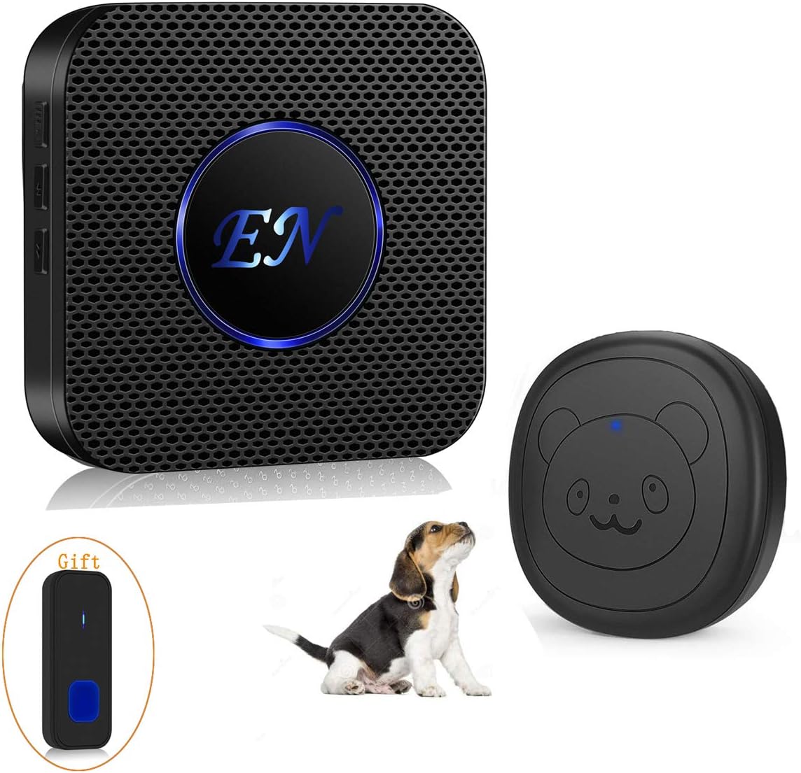 EverNary Dog Door Bell Wireless Doggie Doorbell for Potty Training with Warterproof