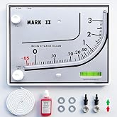 Mark II 25 Liquid Filled Manometer, 3" wc, 3% Accuracy for Pressure Testing | Ideal for furnace, duct, filter and gas pressure checks. Compatible with Dwyer
