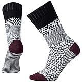 Smartwool Women’s Popcorn Cable Crew Socks - Medium Cushioned Merino Wool Socks