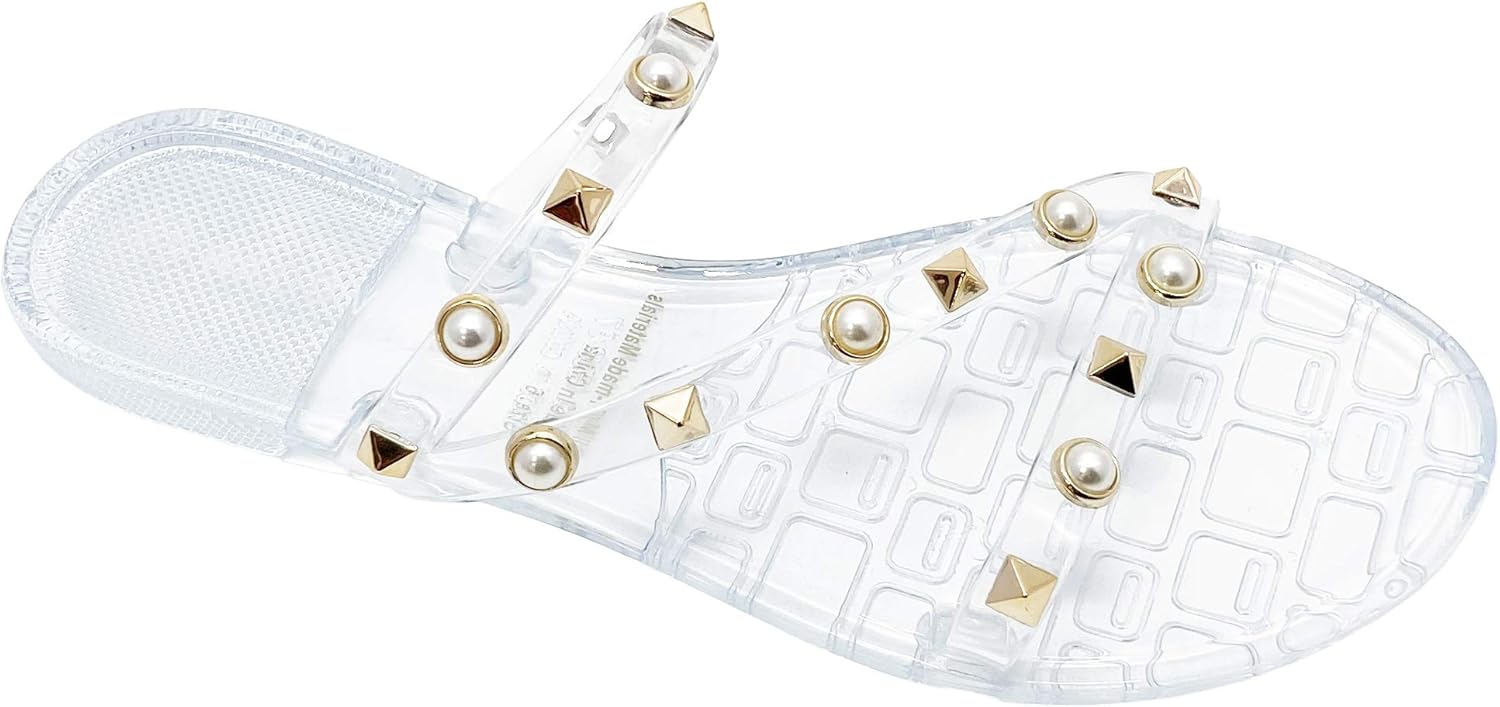 womens jelly flip flops