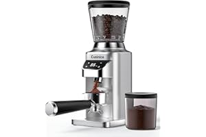 Cusinice Conical Burr Coffee Grinder with 40mm Stainless Steel Burr, 34 Grind Settings & Anti-Static, Electric Espresso Grinder for Home Use