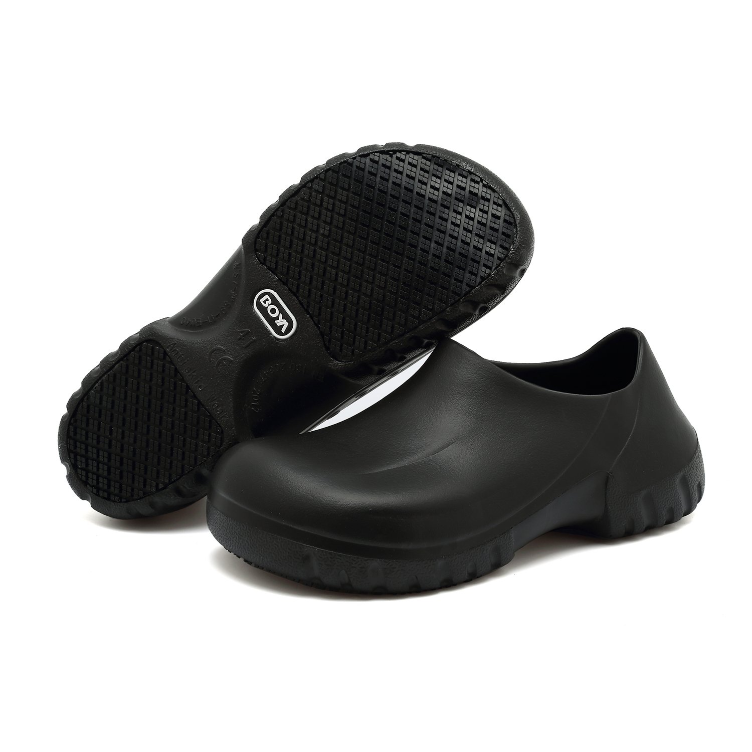 Amazoncom EASTSURE Slip Resistant Shoes For Women Men Black Non