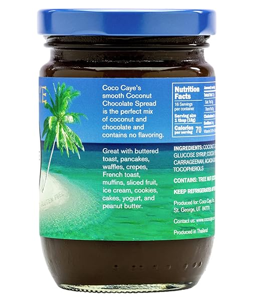 COCO CAYE COCONUT CHOCOLATE SPREAD – VEGAN, GLUTEN-FREE; 2-PACKS FOR $9.99