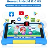 Ainmel Kids Tablet 7 Inch Android 13 5GB RAM 32GB ROM 128GB Expand Parental Blue view 3