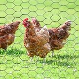 Cymax 3m x 0.4m Galvanized Chicken Wire Mesh Roll 24.5mm Hex Hole view 5