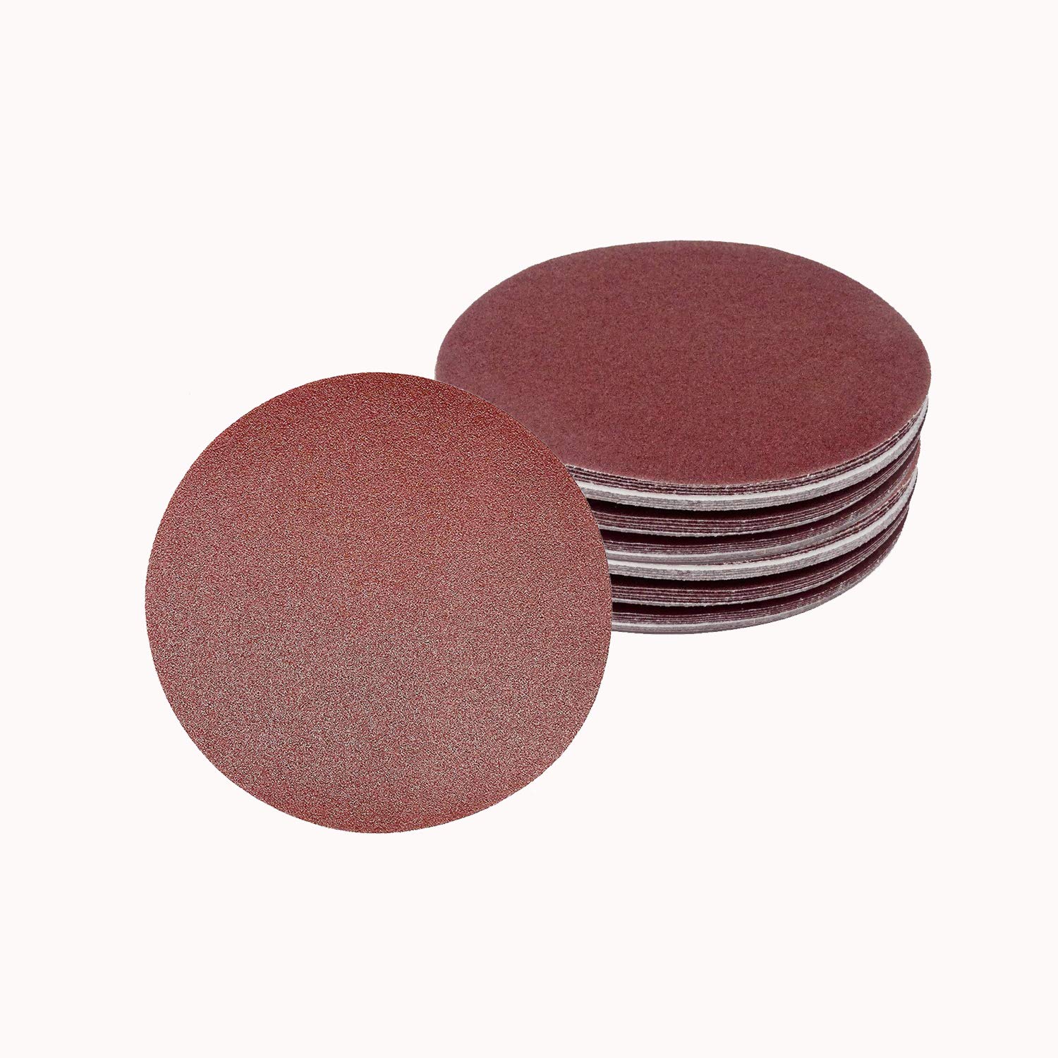 Sanding Discs Diameter 225 mm Each Grit 5 x 40/60/80/120/180/240 for Multi Sanders Without Hole Sandpaper Drywall Sander Long-Neck Sander Sander Sanding Giraffe Set of 30