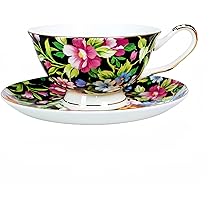 Amazon.com | PMNING Tea cup and Saucer Set Royal Garden