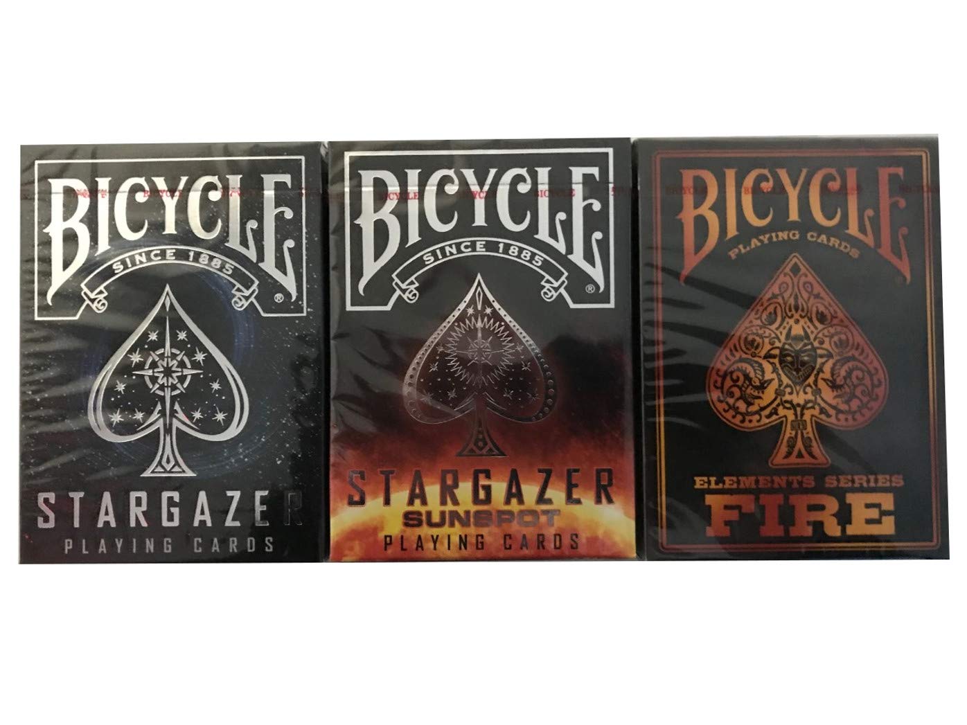 Bicycle US Playing Card Company Fire Bike Playing Cards (Pack of 3)