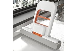 Kitchen Tabletop Mini Handheld Mop Sink Countertop Water-Absorbed Soft Cleaning Mop Durable Folding Small Mops 15*13*3cm