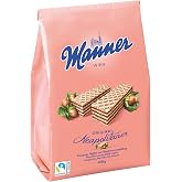 Manner Original Neopolitaner Hazelnut Wafers - Made in Austria (Pack of 2)