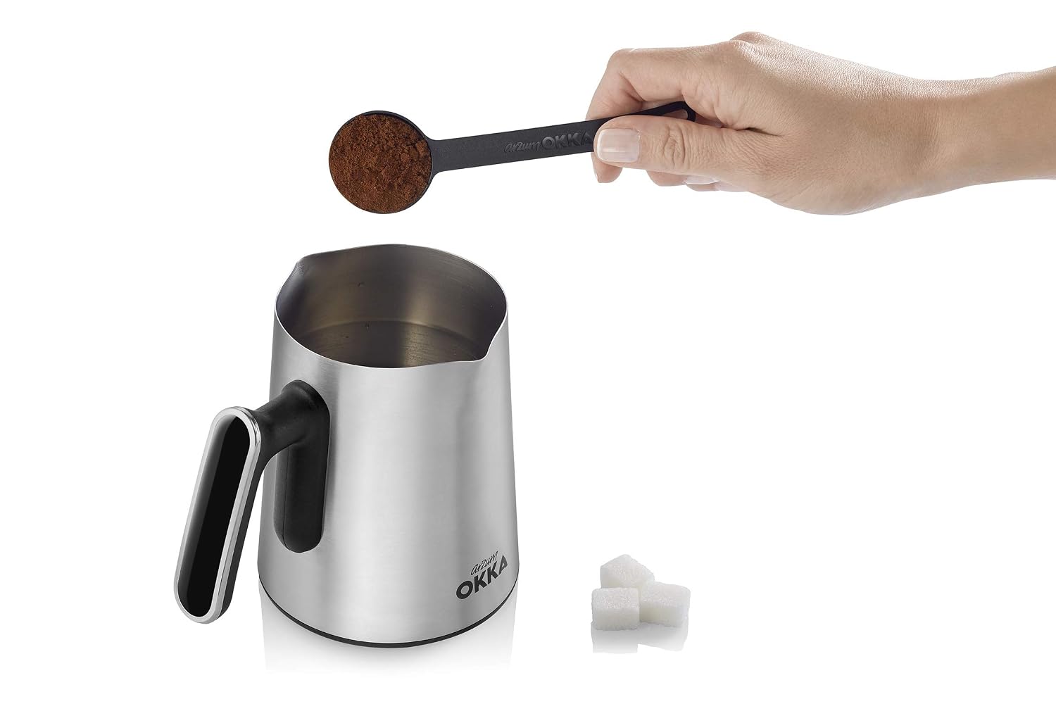 Arzum Okka OK0010, macchina per caffè turco, oka, caffettiera, acciaio Arzum Okka OK0010, macchina per caffè turco, oka, caffettiera, acciaio