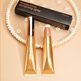 Domality 4pc Liquid Bronzer Contour Highlighter Blush Beauty Wand Stick Natural view 7