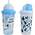 Disney Mickey Mouse 2Piece Pop Up Straw Infants Sipper Cup with OH Hello Print