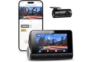 70mai A810 4K Dash Cam Front and Rear, Dual Dash Camera for Cars with Starvis 2 HDR Night Vision, 4G LTE Support, ADAS, Built in GPS & WiFi, 24/7 Parking Mode, AI Motion Detection, Time-Lapse