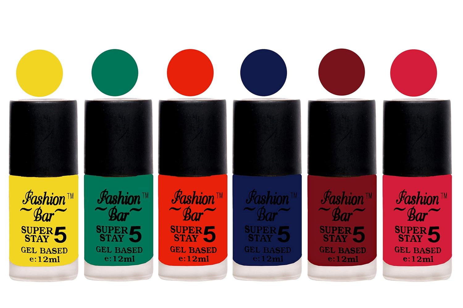Buy Fashion Bar Velvet Matte Gel Nail Polish Yellow Green Orange