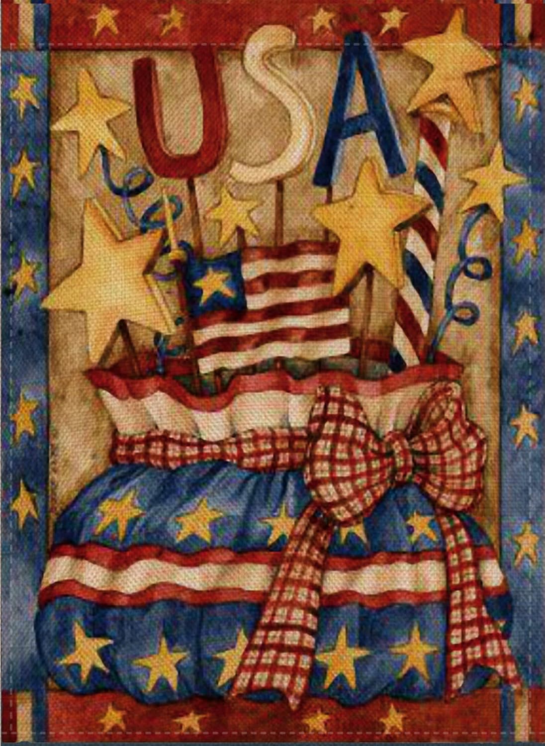 Best 4Th Of July Garden Flags 12 X 18 Double Sided
