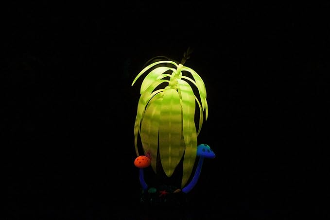 Aqua Lumo Silikon-Pflanze, fluoreszierend, Gelb
