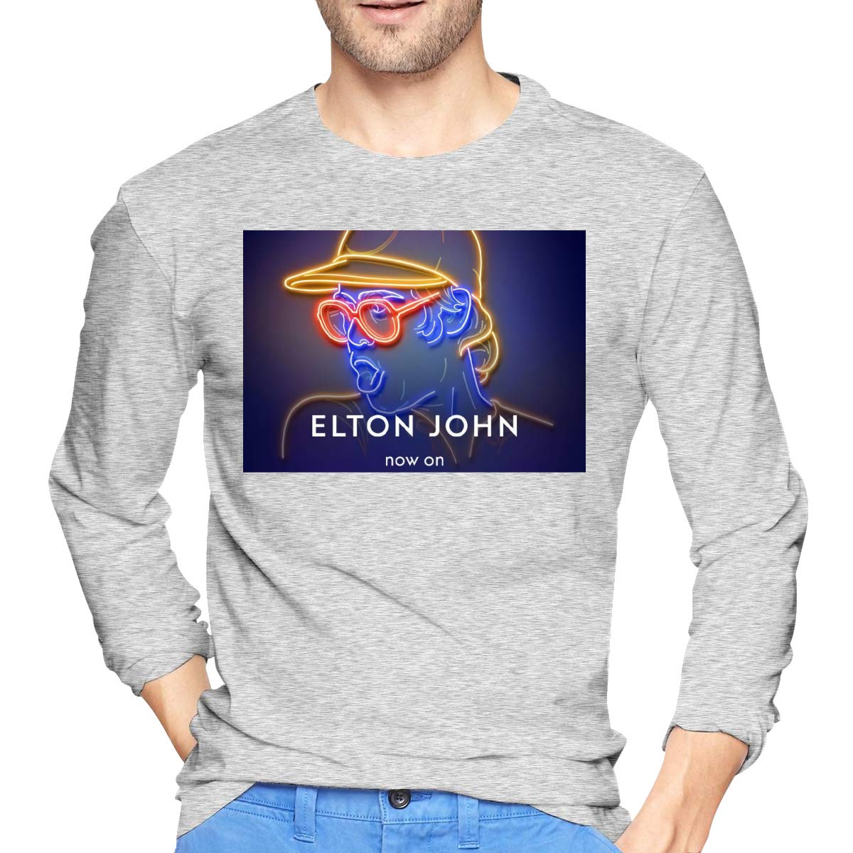El Ton John Casual Black For Boyfriend T Shirt