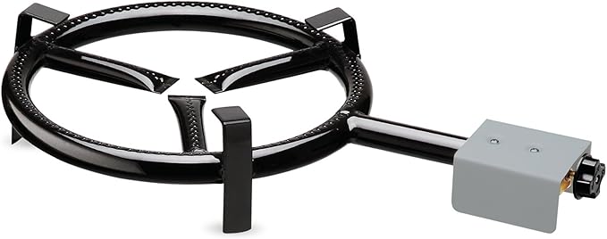 Algon Paellero P30 Popular sin Patas, Acero Esmaltado, Negro, 30x10x50 cm