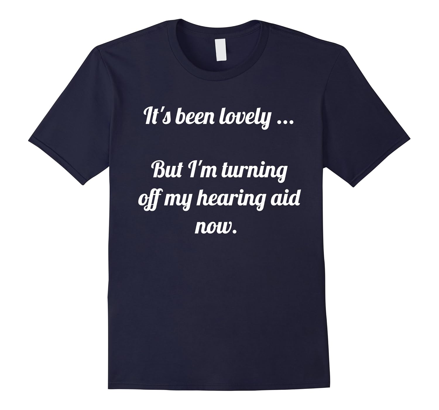 ASL Deaf Funny hearing Aid t-shirt-Rose