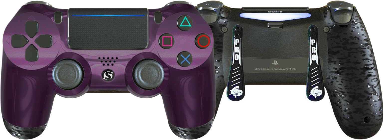 SharQ PS4 Metal Purple V2 Play Station 4 Controller