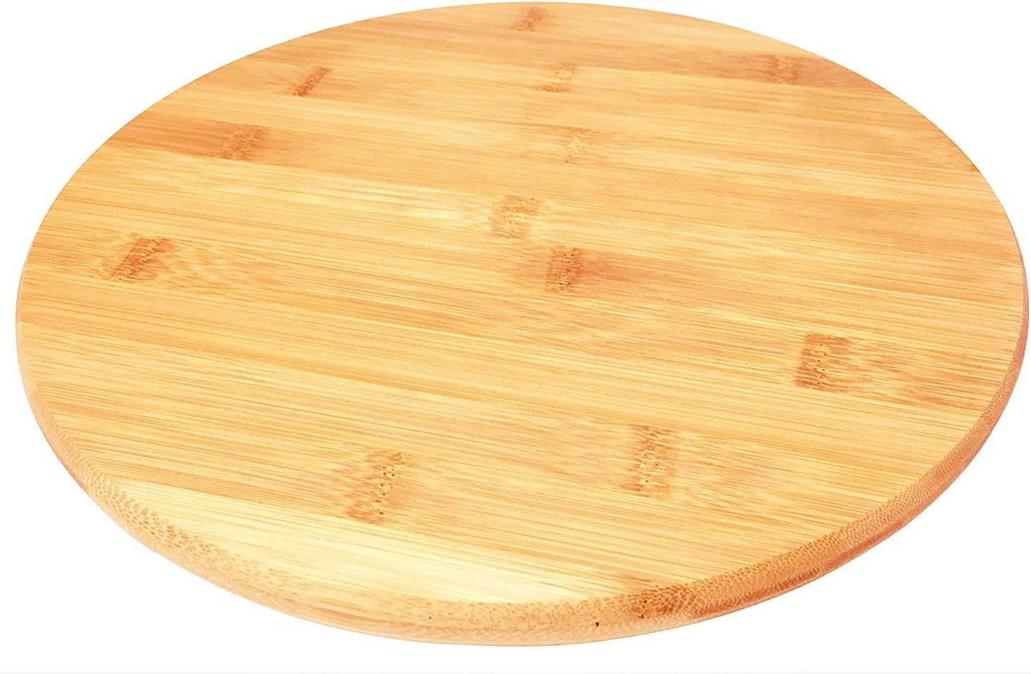 Bamboo Cutting & Serving Board - Round wooden cutting and serving board made of Natural Bamboo in circle shape