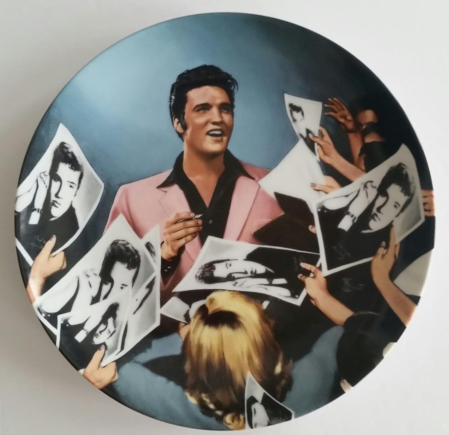 Elvis Collector Plate"Stage Door Autographs