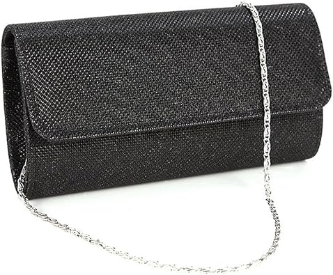black prom clutch