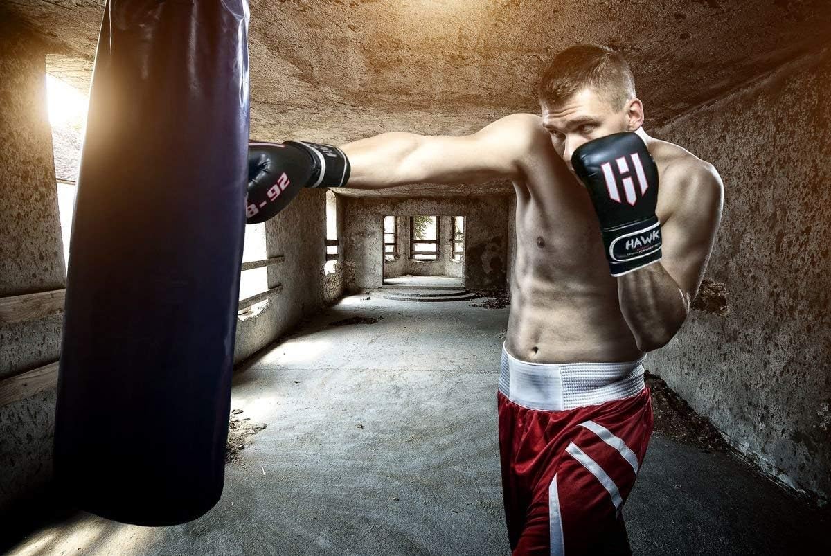 Hawk Sports HWK Boxing Gloves for Men & Women Training Pro Punching Heavy Bag Mitts UFC MMA Muay Thai Sparring Kickboxing Gloves : Sports & Outdoors