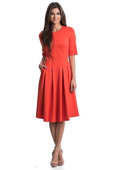 modest swing dress