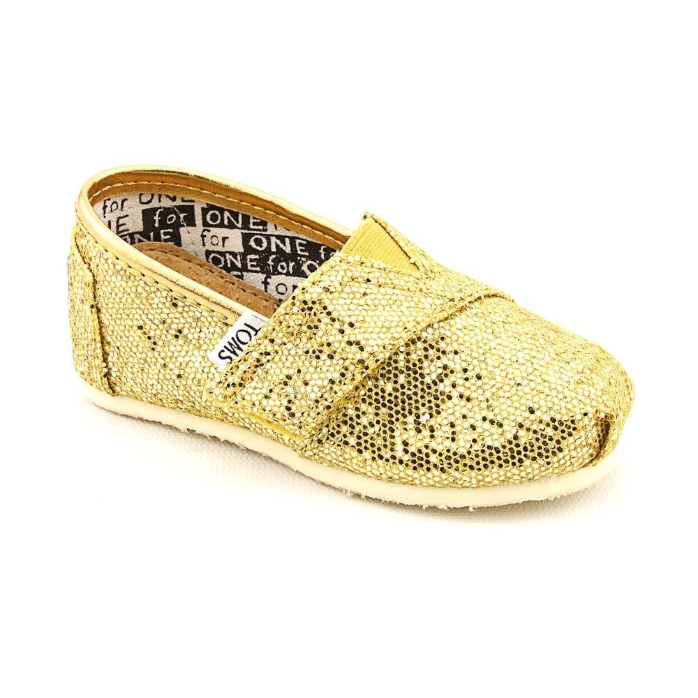 gold sparkle toms