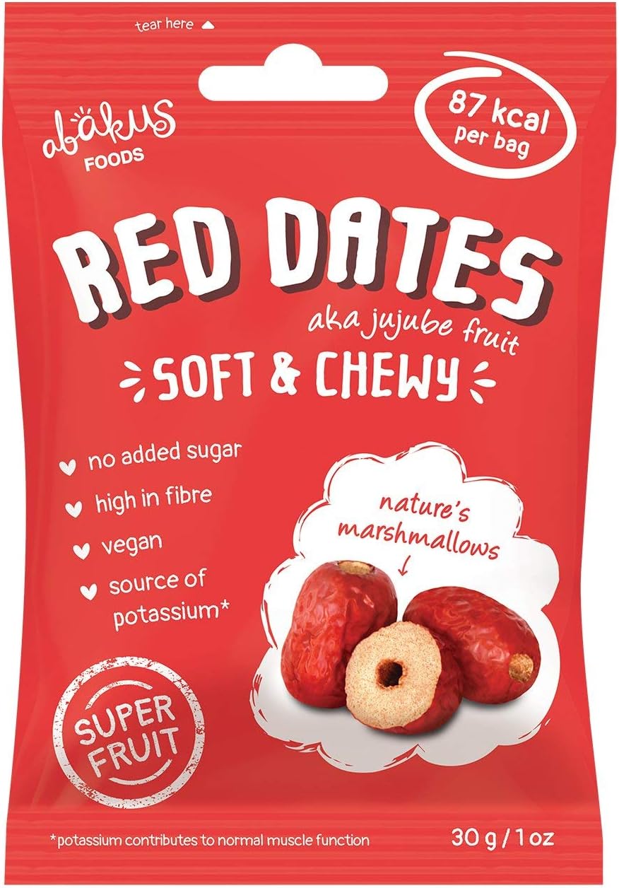 Abakus Dried Jujube Fruit Pitted 30g (Pack of 2)