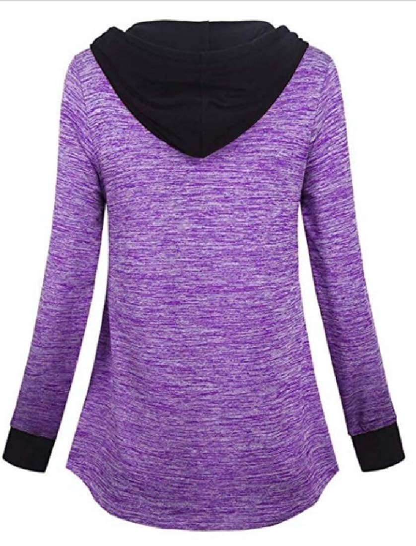 purple half zip sweatshirt