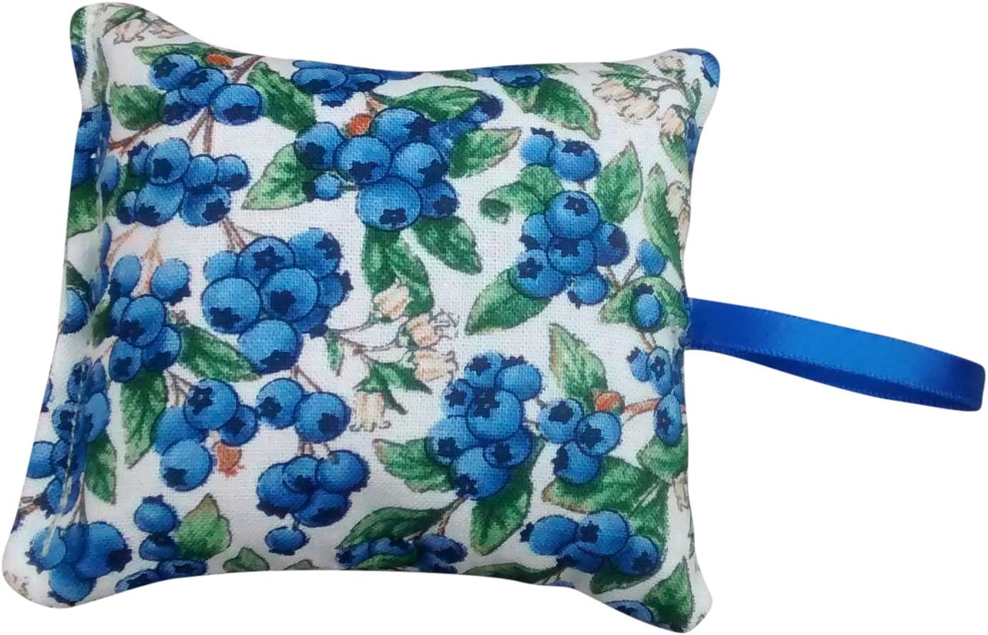 Blueberries Blueberry 3 x 3 inch Hanging Balsam Fir filled pillow.