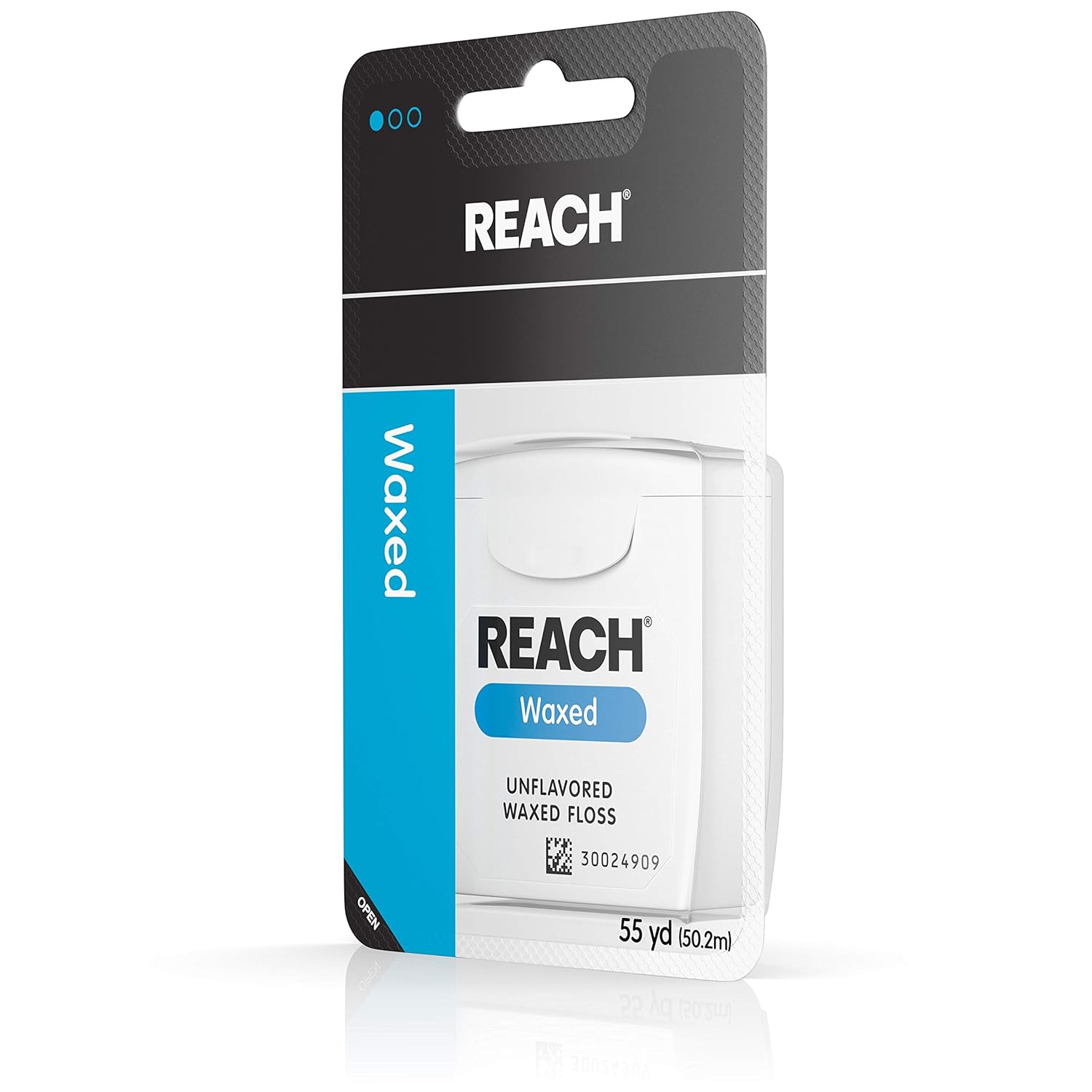 REACH Unflavored Waxed Dental Floss, 55 yds (Pack of 3) : Beauty