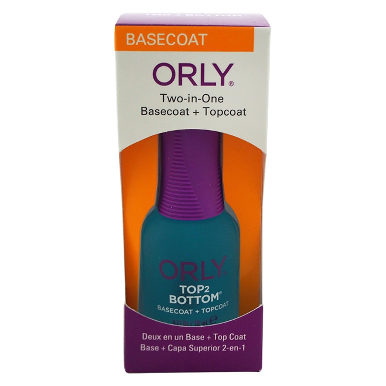 Orly Base Nail Coat, Top 2 Bottom, 0.6 Ounce Beauty