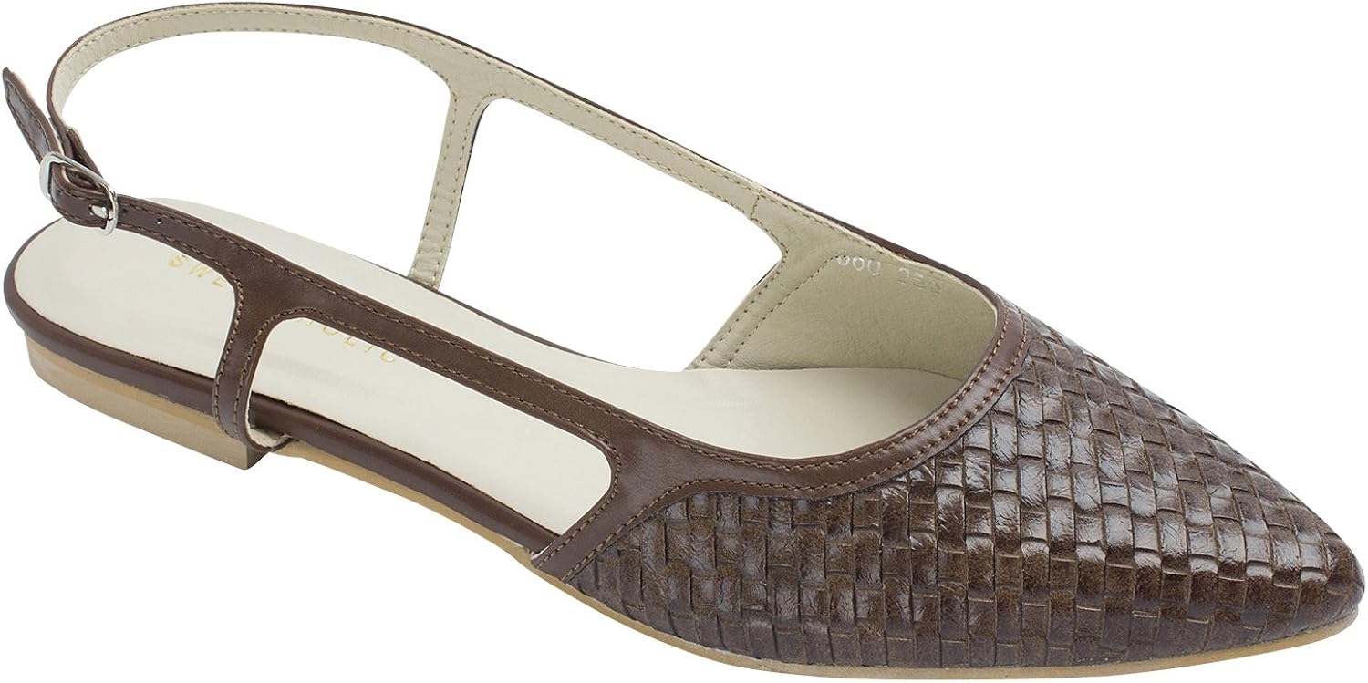 womens slingback flat shoes