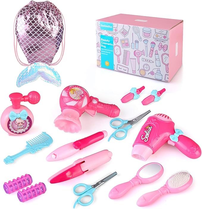 Lumiere Et Son Bagage Buyger 3 En 1 Coiffeuse Enfant Maquillage Bijoux Jouet Pour Fille Et Garcon Jeu Dimitation Maquillage Jeux Et Jouets Mkyra Org